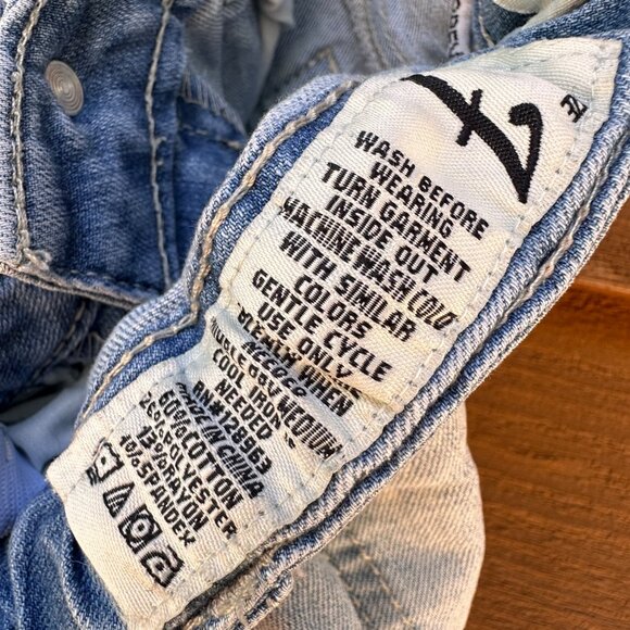 Girls Light Wash Denim Jean Shorts By Indigo Rein Forever Adjustable Waist - Picture 3 of 10